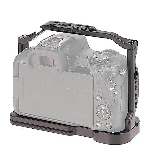 EOS R50 Cage, Hersmay Aluminium Camera Cage for Canon EOS R50 Mirrorless Cameras