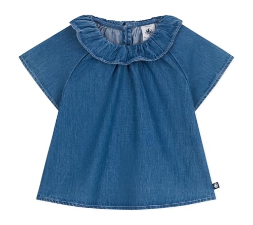 Blouse manches courtes Petit Bateau habit facile à enfiler bébé fille