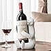 Porta Botella de Vino Oso Polar, Adorno de Vinos, Decoración Casera Decoración de la Escultura, para el Escritorio de la Sala De Estar de la Cocina