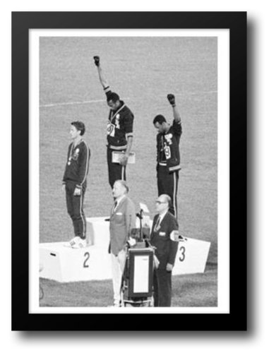 1968 Mexico Olympics - Black Power Salute 15x18 Framed Art Print