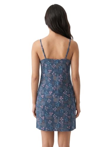 Image of Inner Sense Organic Cotton Nighty for Women Stylish I Above Knee Length Spaghetti with Scoop Neck Design I Adjustable Straps Camisole for Woman to Wear Solo or Layered