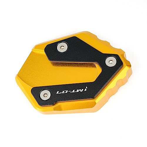 Béquille latérale agrandir plaque MT07 évite la chute de votre moto sur sol meuble