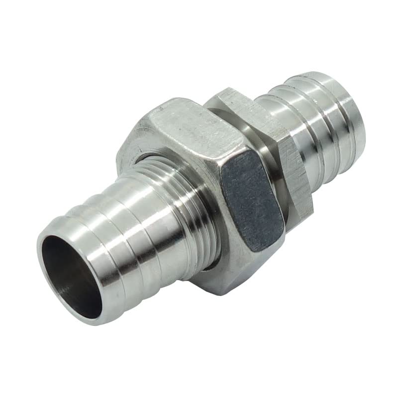 Buy HongBoW Hardware 2 Pcs 3/4" x 3/4" Barbed Stainless Hose Barb