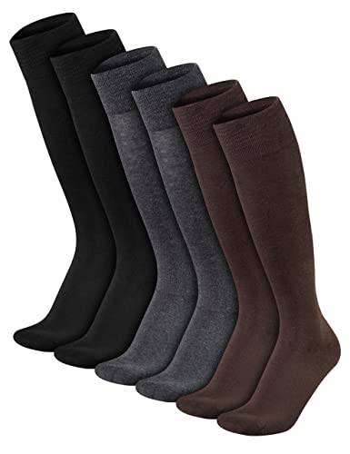 7Days 6 Paar Business Herren Kniestrümpfe mit Elasthan und ohne Gummidruck 43-46 Cover
