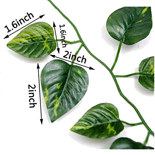 Yahuaa 12 Pack 82Ft Artificial Ivy Greenery Garland, Fake Vines Hanging Plants Backdrop For Room Bedroom Wall Decor… #TOP1