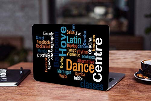 Image of Galaxsia Dance Forms Vinyl Laptop Skin /Sticker /Cover /Decal Compatible for Any 17 inch-17.3 inch Inches Laptop (Hp /Dell /Sony /Acer /Lenovo /Asus. Etc) Or Notebook.