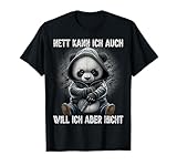 Sarkastischer Panda Spruch für Morgenmuffel