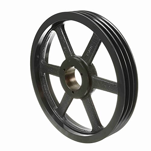 Browning 3TB154 Split Taper Sheave, Cast Iron, 3 Groove, A or B Belt, Uses Q1 Bushing