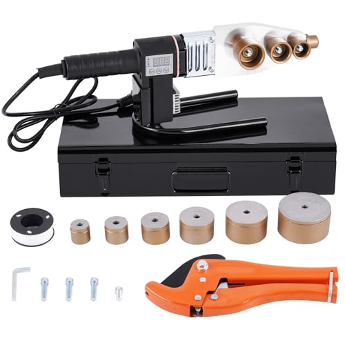 BAOSHISHAN Máquina de soldadura de tuberías1000W Soldador de fusión en caliente para tuberías de plástico 20/25/32/40/50/63mm para tuberías PPR PE PP