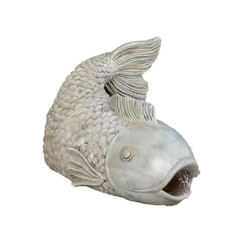 Sculpture de poisson décorative haut de gamme pour gouttière extérieure - 6