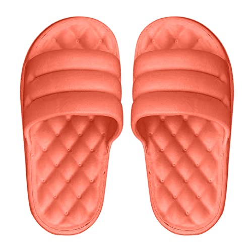 Chinelos de almofada para mulheres e homens, chinelos de nuvem, macios, confortáveis, antiderrapante