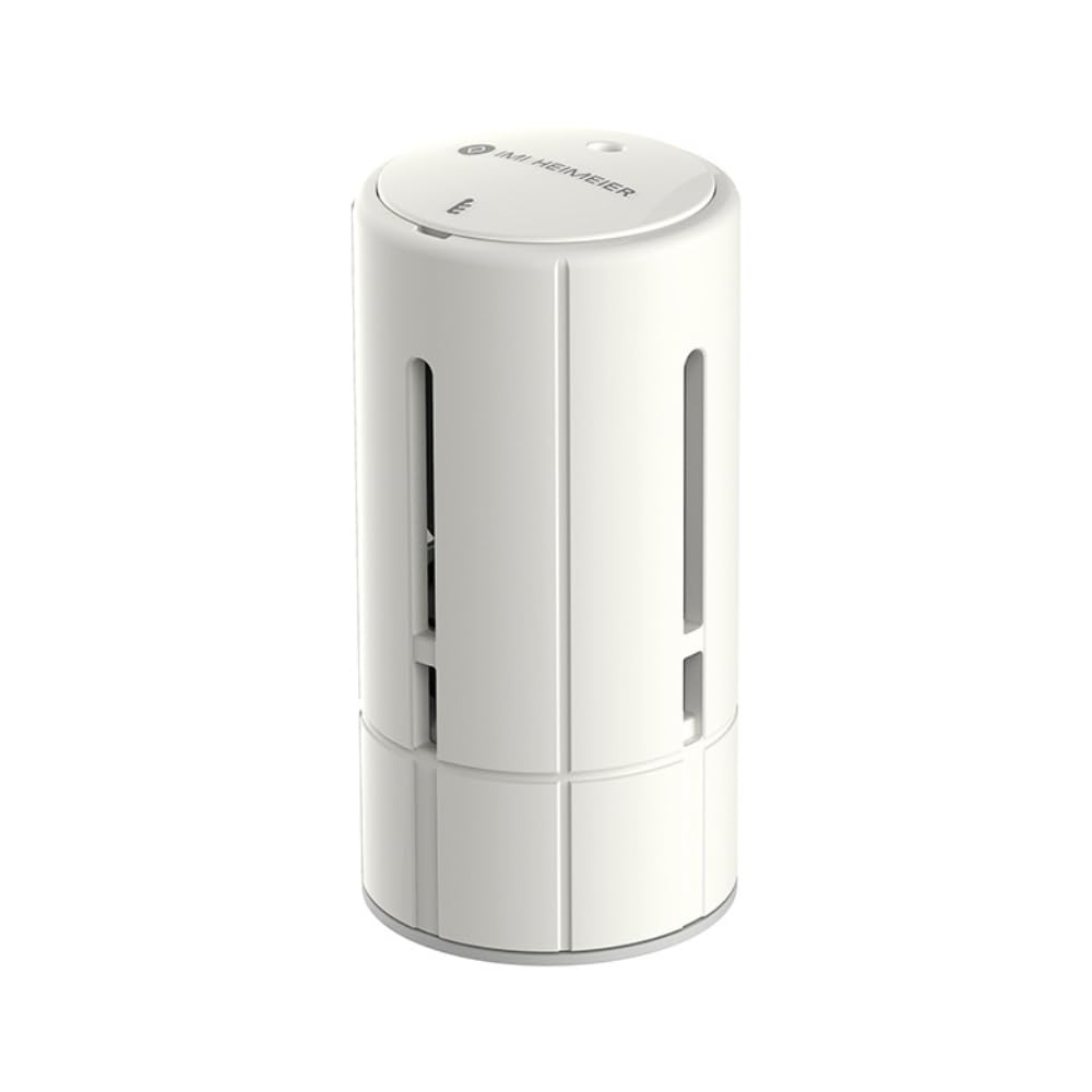 Thermostat-Kopf B Behördenmodell mit eingebautem Fühler + Entlüftungsschlüssel 5 mm Vierkant Metall – 1 Stück Heizkörper-Thermostat Set, präzise Regelung