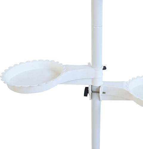 Miniatura 6 de Soporte de 7 niveles para plantas de interior, estante de exhibición de flores, soporte alto de tubo de acero, estante de almacenamiento de esquina,