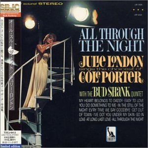 JULIE LONDON THE BUD SHANK QUINTET - All Through The Night - CD