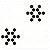 MSI White and Black Mod Petal Pattern Matte Porcelain Tile for Kitchen Backsplash, Floor Tile, Wall Tile for Bathroom, Shower Wall Tile, Mesh Mounted Mosaic Tile, Sample