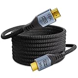 MOPOCHG Cable HDMI 2.2 de 5 m, 96 Gbps Ultra High Speed Hdmi cable compatible con 16 K @ 60 Hz 8 K @ 240 Hz 4 K @ 480 Hz, eARC, HDR10+, HDCP 2.3, Dolby Vision para PS5, Xbox, ordenador portátil, PC