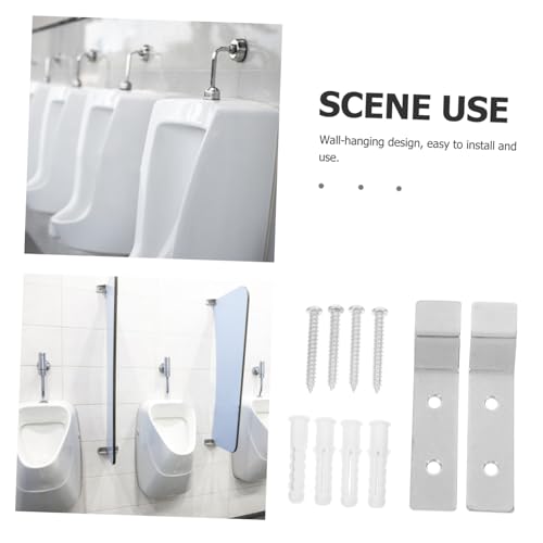 Soporte para orinal Hemobllo, soporte fijación pared, diseño ahorrador de espacio, para hombres miniatura 3