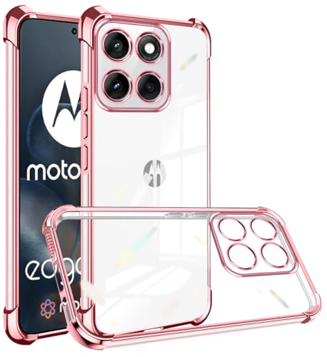 nahailun �P�[�X Moto Edge 60 / 60S Pro �N���A �p�� �ϏՌ� ���g���[���G�b�W60 /60S Pro �J�o�[ �o���p�[ TPU �y���^ �X�g���b�v�z�[���t�� �ϏՌ� �w��h�~ �}�b�g�� ���΂݂Ȃ� �y�� �J���������Y�ی� ��