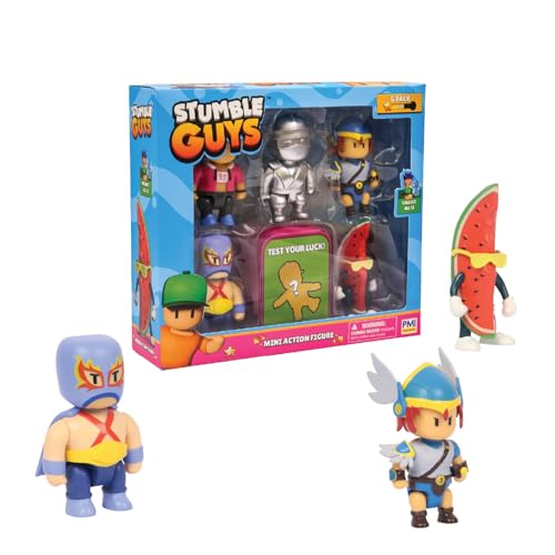 P.M.I. Stumble Guys Series 3 Mini Articulated Action Figures 6-Pack