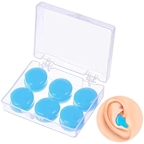 3Pairs Ear Plugs for Sleep Soft Silicone ,Noise Reduction Ear Plugs for Sleeping35dB Noise Cancelling Cover