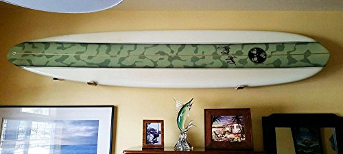 Surfboard Wall Rack - Mahogany #TOP4