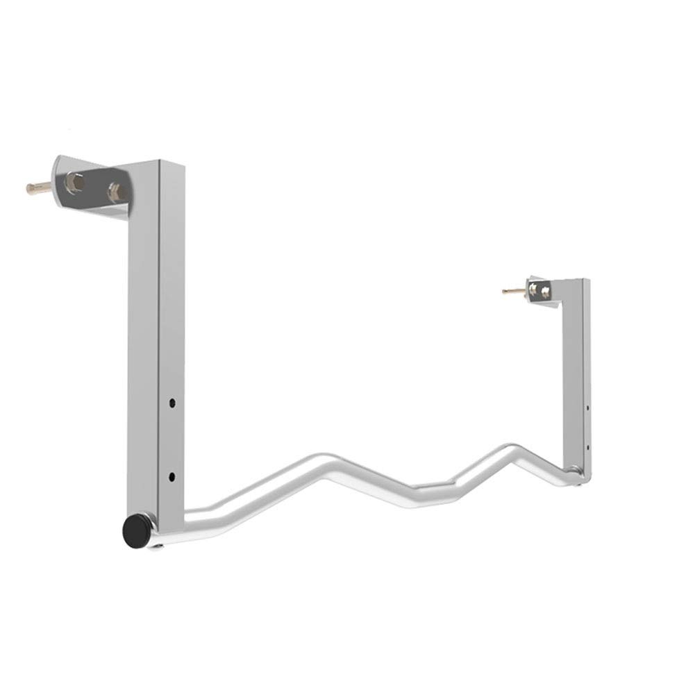 QUSYZD Pull-Up Bars Wall-Mounted Chin Up Bar, Beam Aisle Horizontal Bars And Parallel Bars, Suitable For Upper Body Strength Training Support Bar, 119Cm, Load 200Kg,Silver-Style 2