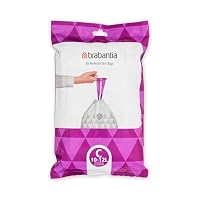 Brabantia 361982 Bin Liner Code C Dispenser, (10/12 Litre) 40 Bags, White