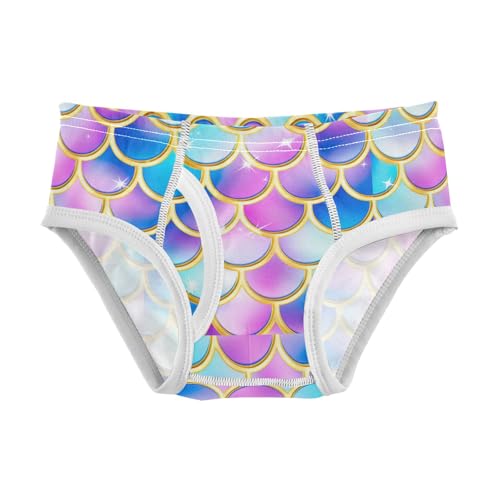 ODAWA Mermaid Scales Boy Briefs, Boy Underwear 2T