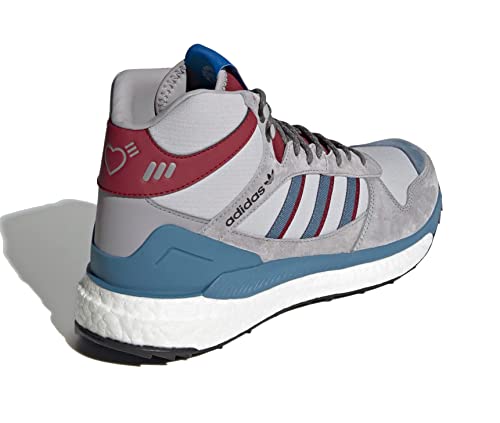 adidas Originals Marathon Free Hiker Hm Mens Shoes Size 11.5, Color: Clear Onix/Stonewash Blue/Collegiate Burgundy2