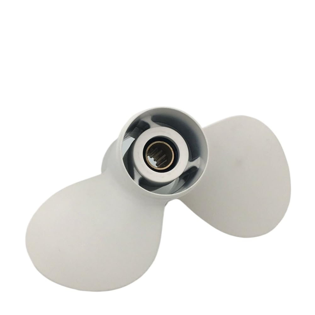 Hélice fueraborda Compatible con 25 a 60 Motores de Barco 3X11-3/8X12 Reemplazo de Aluminio para 663-45952-02-EL