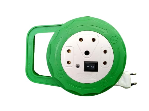 Round Holding Socket for Home and Office 3 pin Socket Extension Boards (Multicolour, 2 m)-picture-34