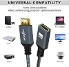 Cable Extensor HDMI Twozoh 6.6 pies 2 Paquetes, Cable Extensor HDMI 4K Macho a Hembra, Cable Adaptador HDMI 2.0 trenzado de nylon compatible con 4K@60Hz 3D HDR 6