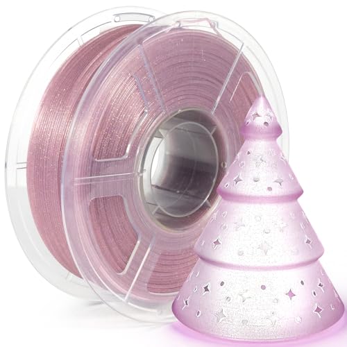 Filament iSANMATE PLA Fioletowy Brokatowy/Mieniący (PURPLE GLITTER)