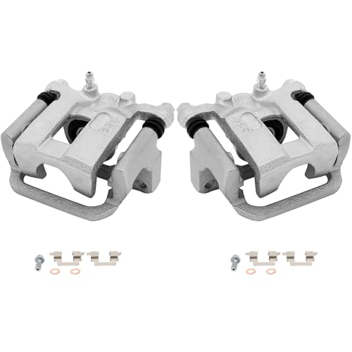 SCITOO Rear Left+Right Brake Calipers With Bracket 19B3437 19B3436 Compatible For Nissan Rogue 2008-2013 For Nissan Rogue Select 2014-2015