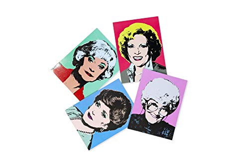 Set de 4 Imanes Decorativos Golden Girls estilo Warhol miniatura 4