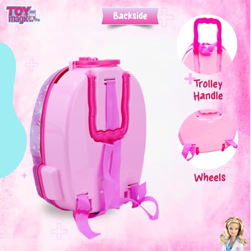 Image of ToyMagic Princess Doctor Playset for Kids |Convertible Suitcase with Battery Operated Pretend Play Toy for Boys & Girls 3+ Years| Doctor Kit Toyset Perfect for Gift | retend Play Learning Toy