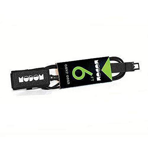 Modom Comp Cord Surfboard Leash 6ft - Blackness
