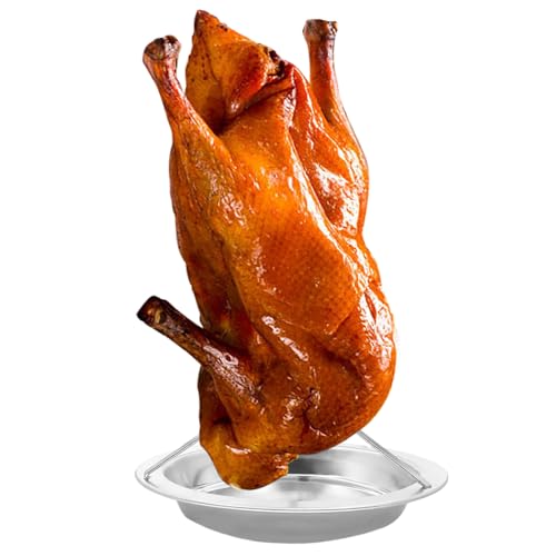 Soporte para barbacoa de acero inoxidable, 19,5 x 17 cm, resistente al calor, antideslizante, para playa, picnic, patio, reunión, actividades de camping, fiestas al aire libre, barbacoa, accesorio