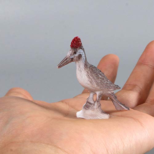 Toyvian 12 Peças de Bonecos de Pássaros Brinquedos de Plástico Bonecos de Bolo de Aniversário Boneco