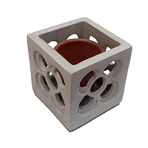 Maceta cúbica calada Panots, Yumilab, Baldosa Flor de Barcelona, despedidas Barcelona, bodas Barcelona, eventos Barcelona, recuerdo, regalo de Barcelona