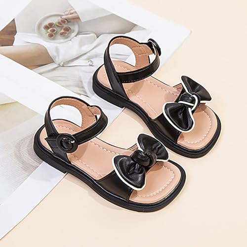 Girls Toddler Little Child Summer Soft Bottom Bow Sandals Shoes Toddler Jelly Sandals Size 83