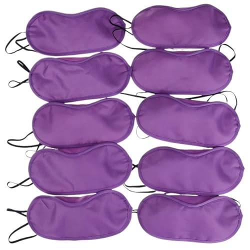 アイマスク 10 Pieces, Comfortable Sleep Eye Mask, Light Mask, Travel Agency Sleep Mask スリープマスク(A2)