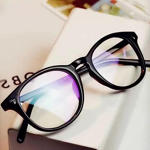 Image of IFLASH Blue Light Blocking Glasses Gaming Filter Transparent Round Eyeglasses for Eye Protection Men Women, Computer /Tablet /Laptop /Mobile /TV, Anti-blue & Anti eyestrain