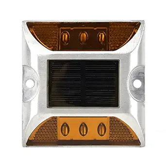 ADIUM LED Ground Lights, Driveway Lights Waterproof Solar Power Ground Light, 6 LED 500 Meters for Outdoor Driveway Path Home'