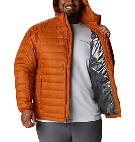 Columbia Mens, Voodoo Falls 590 Turbodown Hooded Jacket, Warm Copper, Medium #TOP4