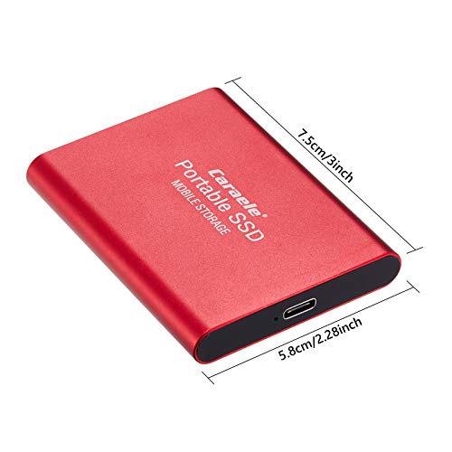 Ronyme Liga de alumínio USB 3.0 SSD de 500GB Externo Portátil de Armazenamento USB 3.1 Gen-1 Atendem