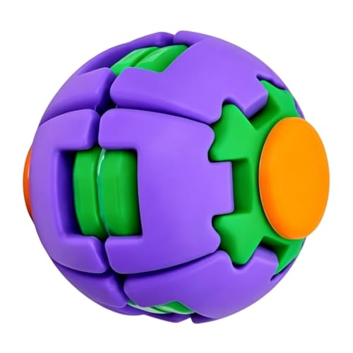 Spinner de mano de bola antiestrés fidget portátil con estampado para escritorio