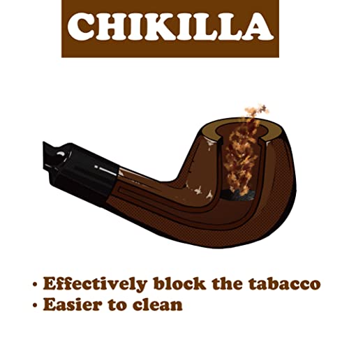 Chikilla Pipe Screens, 50 Pcs 3/4 Inch(0.75) Stainless Steel Pipe Screen Filters With Metal Box. #TOP5