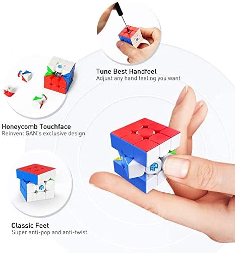 Cuberspeed GAN 330 Keychain 3x3 Speed Cube gan33 Cube Keychain Puzzle gan 330 3x3 Keychain Cube stickerless Cube