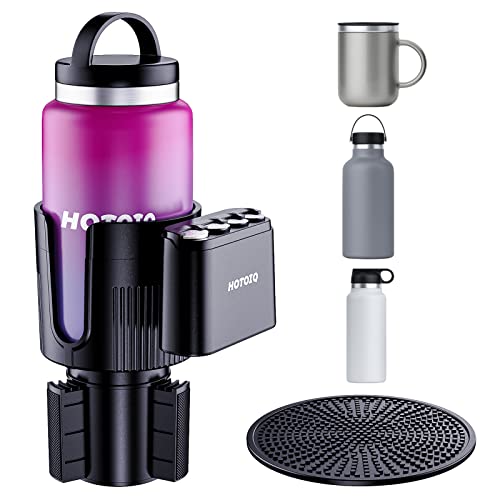 Car Cup Holder Expander,Coin Holder For Car,Upgraded Cup Holder Expander For Car,Expandable Cup Holder For Car,Compatible With Yeti 20/36/46Oz, Hydro Flasks 32/40Oz,Coin Holder For Storage Coins #TOP21